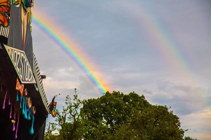 A rainbow over the Hidden Valley.